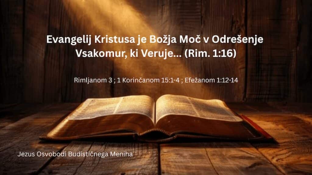 Evangelij Odrešenja: Kako Prejeti Odrešenje Zdaj evangelij odrešenja